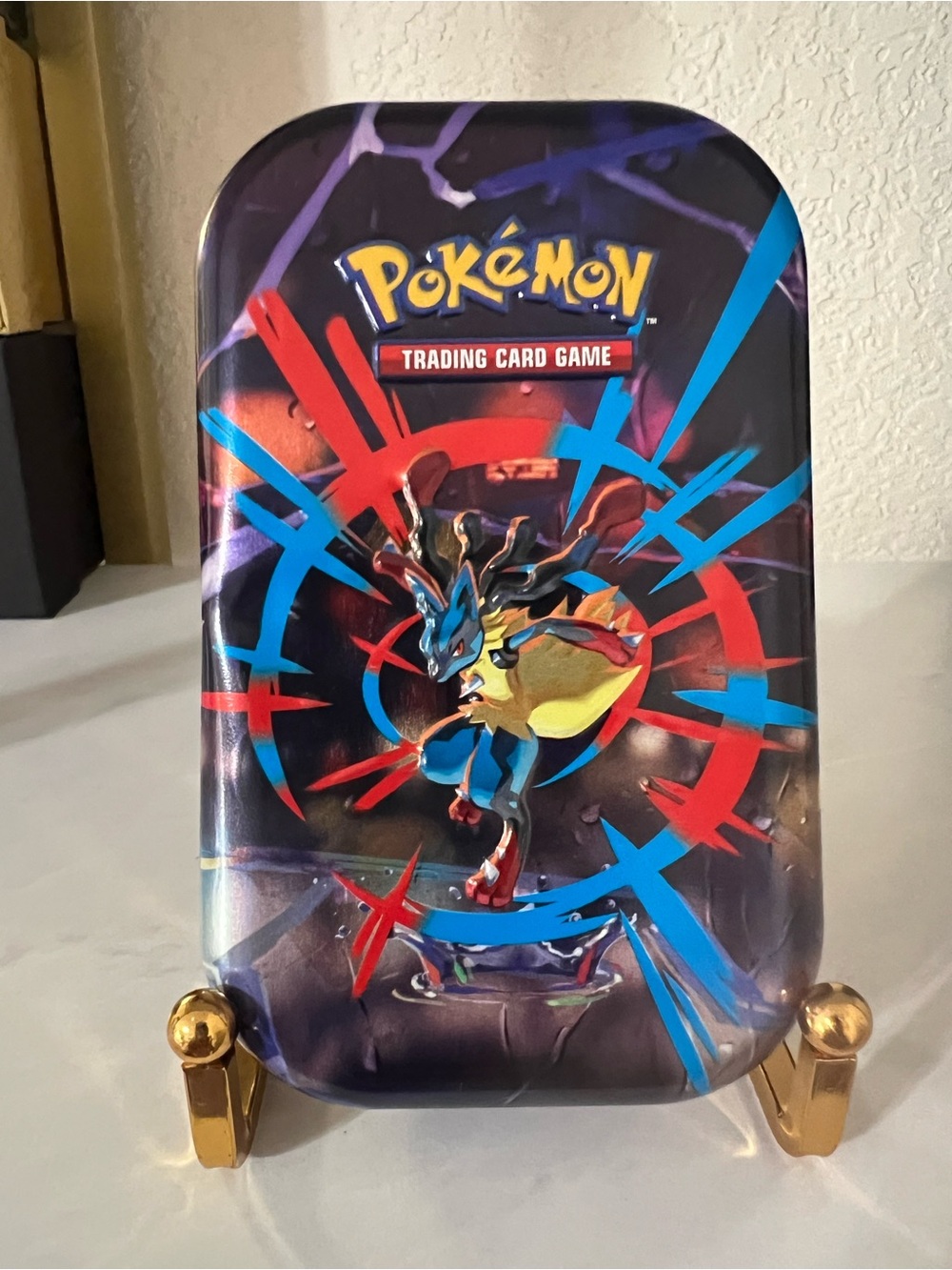 Pokémon TCG Mega Hero’s Metal Tin - Lucario from Pokémon Center